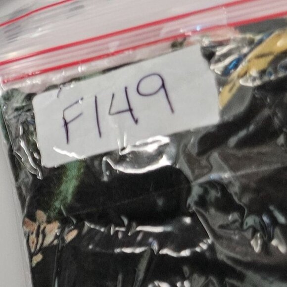 Citron Santa Monica Green Kimono Jacket Koi Cherry Blossom‎ Print L Open Front - Picture 7 of 7